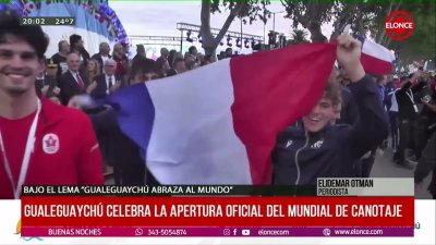 Gualeguaych&uacute; vive la apertura oficial del Mundial de Canotaje